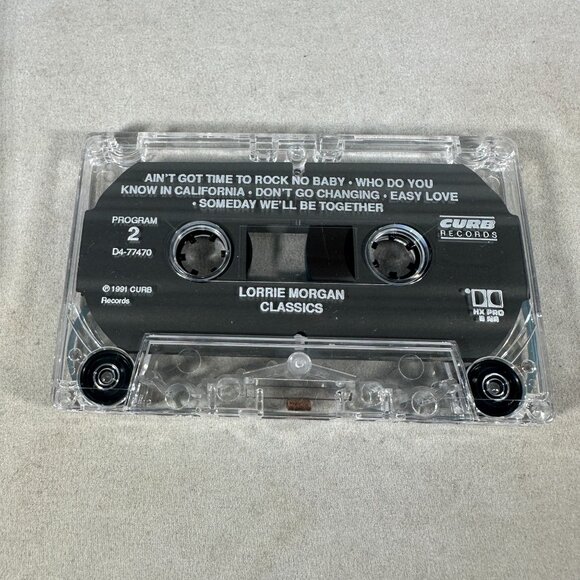 Lorrie Morgan Classics Cassette Tape 1991 Country Album Curb Records Original - Picture 5 of 5